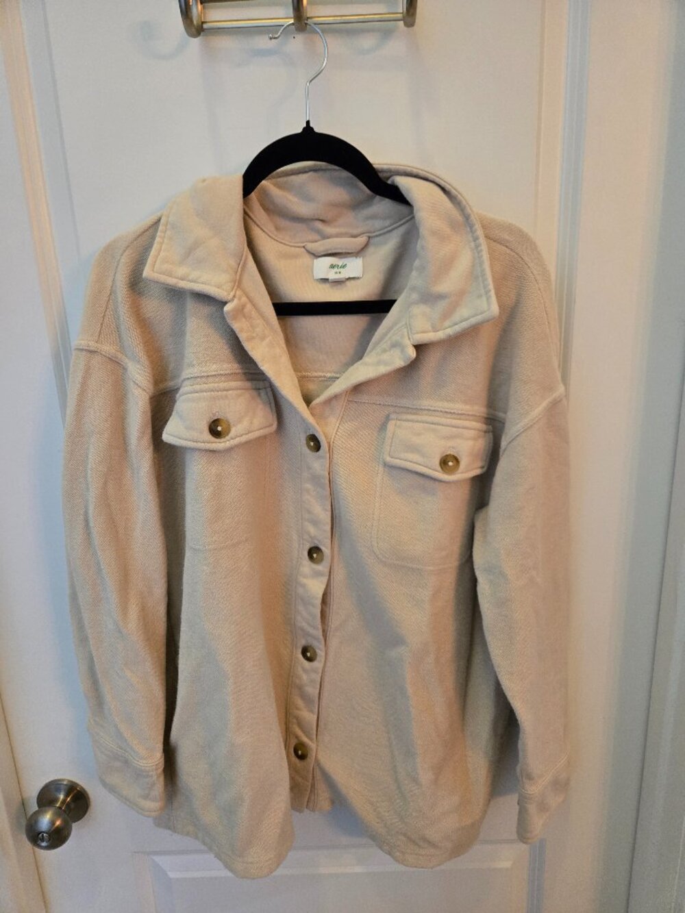 Aerie size med shaket